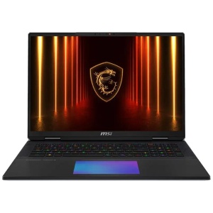 MSI Titan 18 HX AI A2XWJG 18" UHD+ MiniLED 120Hz Laptop, Ultra 9-285HX, 128GB RAM, 10TB (2TB + 4TBx2) SSD, RTX 5090, Windows 11 Pro