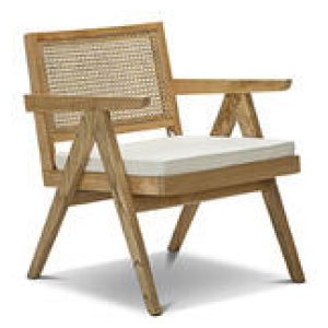 Mara 1 Seater Rattan Armchair Brown
