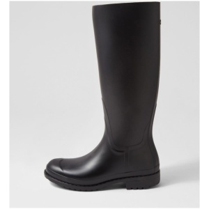Matt & Nat Otoki Nm Black Pvc Black Boots Womens Shoes Casual Long Boots