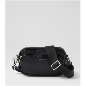 Matt & Nat Soleil Nm Black Smooth Black Bags Womens Shoes Casual Cross Body Bags