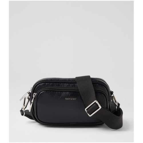 Matt & Nat Soleil Nm Black Smooth Black Bags Womens Shoes Casual Cross Body Bags