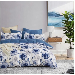 Microfiber Reversible Quilt Cover Set - Kylie - King Size