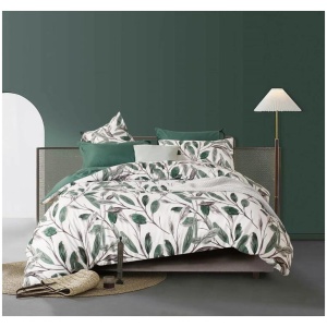 Microfiber Reversible Quilt Cover Set - Sally - Queen Size