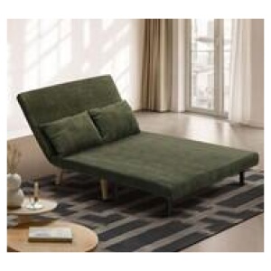 Montey Fabric 2 Seater Sofa Bed Green