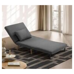 Montey Linen 1 Seater Sofa Bed Grey