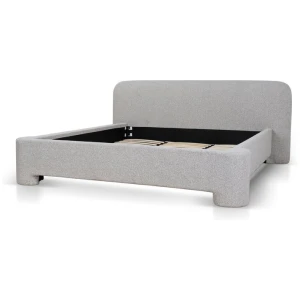 Reko King Bed Frame - Clay Grey by Interior Secrets - AfterPay Available
