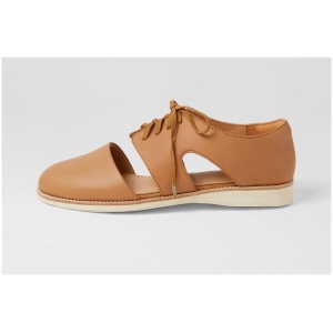 Rollie Derby Cutout Rl Soft Tan Leather Soft Tan Shoes Womens Shoes Casual Flat Shoes