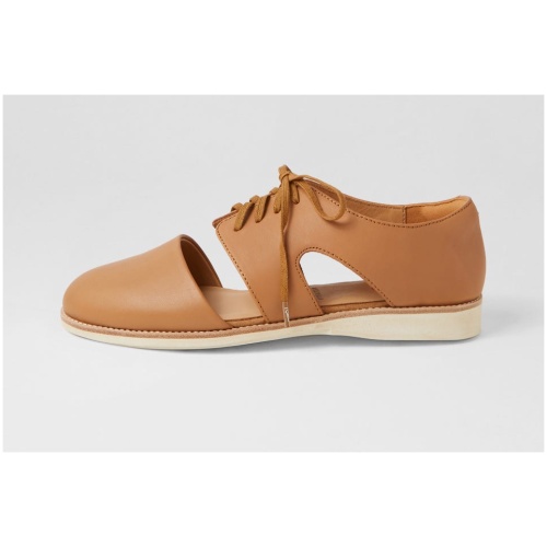 Rollie Derby Cutout Rl Soft Tan Leather Soft Tan Shoes Womens Shoes Casual Flat Shoes