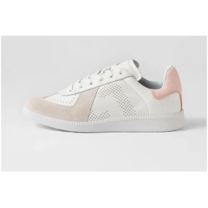 Rollie Pace Rl White Snow Pink Leather Suede White Snow Pink Sneakers Womens Shoes Casual Casual Sneakers