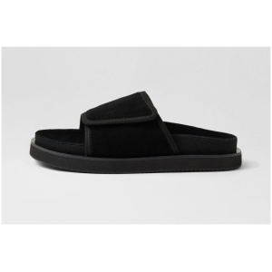 Rollie Rhodes Slide Rl Black Smooth Black Sandals Womens Shoes Casual Sandals Flat Sandals