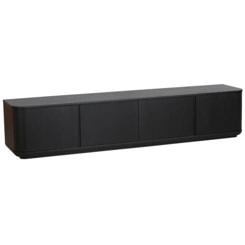 Sahar 2.2m TV Entertainment Unit - Full Black by Interior Secrets - AfterPay Available