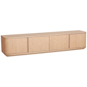 Sahar 2.2m TV Entertainment Unit - Natural by Interior Secrets - AfterPay Available