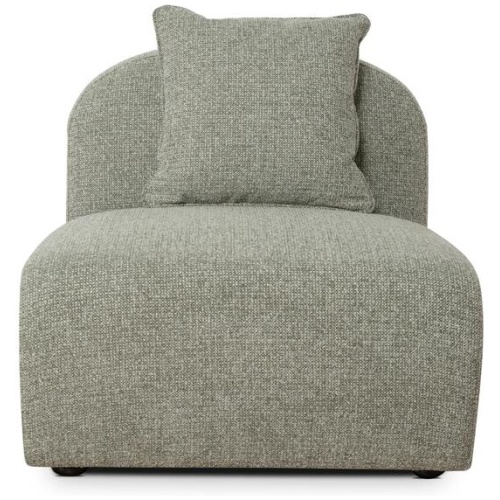 Soma Additional Armless for 4 Seater Sofa - Coral Light Green by Interior Secrets - AfterPay Available