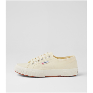 Superga 2750 Cotu Classic S9 Beige Canvas Beige Sneakers Womens Shoes Casual Casual Sneakers