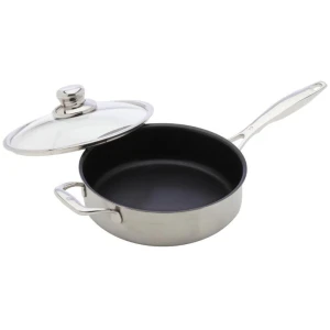 Swiss Diamond Nonstick Clad Induction 24cm 3L Saute Pan & Lid