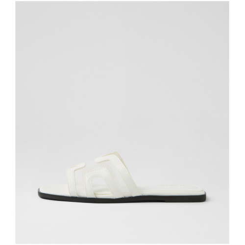 Therapy Gaze Th White Smooth White Sandals Womens Shoes Casual Sandals Flat Sandals