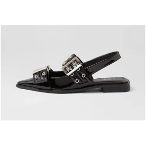Therapy Matilda Th Black Patent Pu Black Shoes Womens Shoes Casual Flat Shoes