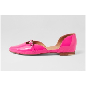 Top End Fawny To Hot Pink Patent Leather Hot Pink Shoes Womens Shoes Casual Flat Shoes