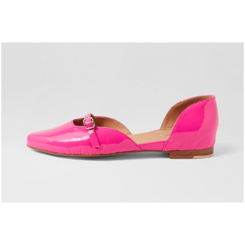 Top End Fawny To Hot Pink Patent Leather Hot Pink Shoes Womens Shoes Casual Flat Shoes