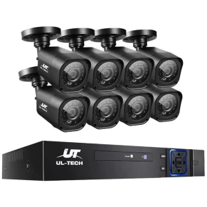 UL-tech CCTV Security System 8CH DVR 8 Cameras 1080p