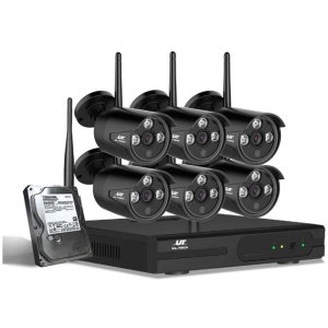 UL-tech Wireless CCTV Security System 8CH NVR 3MP 6 Bullet Cameras