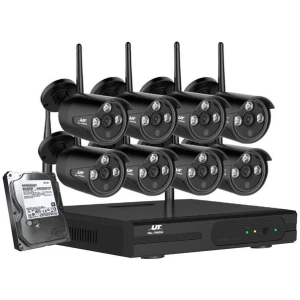 UL-tech Wireless CCTV Security System 8CH NVR 3MP 8 Bullet Cameras 4TB