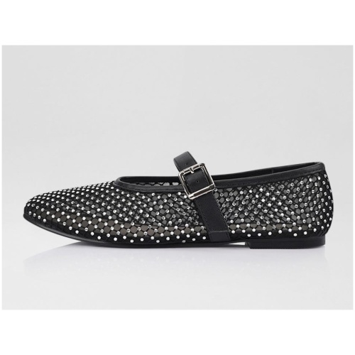 Verali Damsel Ve Black Smooth Black Shoes Womens Shoes Casual Flat Shoes