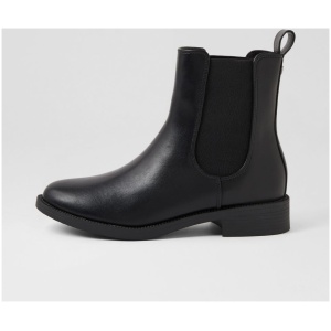 Verali Gabbi Ve Black Smooth Black Boots Womens Shoes Casual Ankle Boots