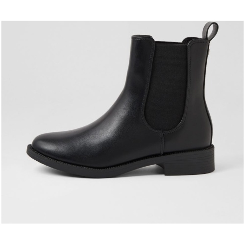 Verali Gabbi Ve Black Smooth Black Boots Womens Shoes Casual Ankle Boots