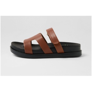 Verali Oswald Ve Cognac Smooth Cognac Sandals Womens Shoes Casual Sandals Flat Sandals