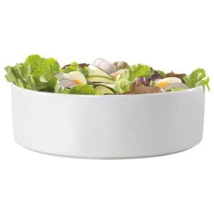 Zest Deep Salad Serving Bowl Size 32X10cm in White by Ambrosia