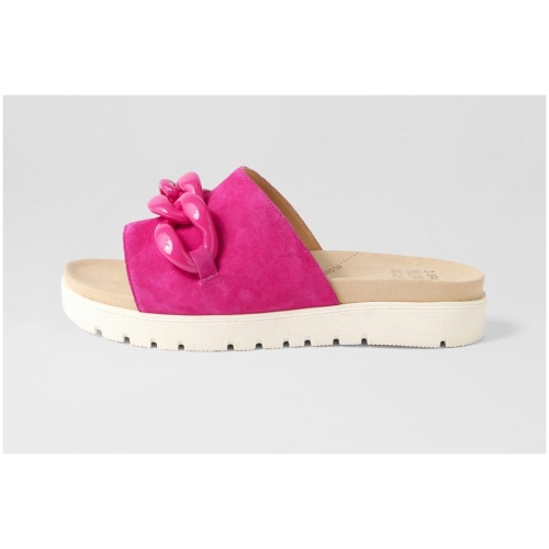 Ziera Nerriya Xw Zr Fuchsia Suede Fuchsia Sandals Womens Shoes Casual Sandals Flat Sandals