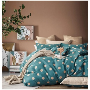 100% Cotton Hugo Reversible Printed Quilt Cover Set - Super King Size