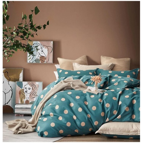 100% Cotton Hugo Reversible Printed Quilt Cover Set - Super King Size