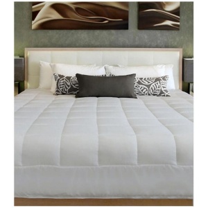 2 in 1 Cushion Quilt Pad Grey Single