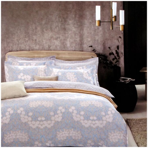 250TC Cotton Reversible Quilt Cover Set Ash King