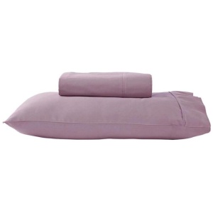 280TC 50% Polyester 50% Cotton Sheet Set Single Lavender