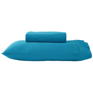 280TC 50% Polyester 50% Cotton Sheet Set Single Peacock