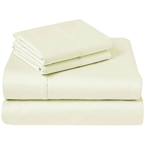 310TC Fusion Cotton Percale Sheet Set Ivory King