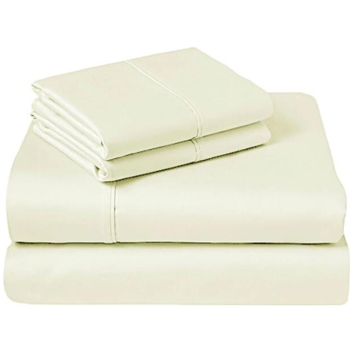 310TC Fusion Cotton Percale Sheet Set Ivory King