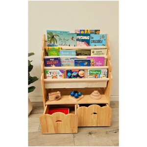 4 Tier bookshelf and drawers