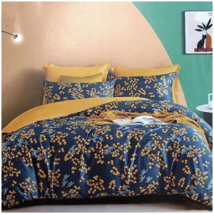 400TC Cotton Sateen Quilt Cover Set Xanthia King