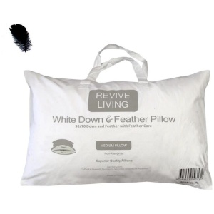 70% Feather 30% Down Superior Medium Standard Pillow 48 x 73 cm
