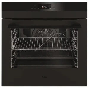AEG SENSECOOK PYROLUXE MULTIFUNCTION OVEN MATTE BLACK 60cm