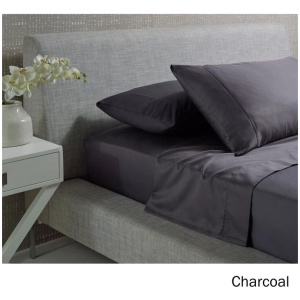 Accessorize 1000TC Cotton Rich Sheet Set Charcoal Queen