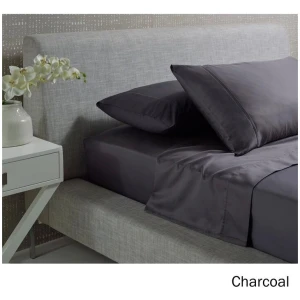 Accessorize 1000TC Cotton Rich Sheet Set Charcoal Queen