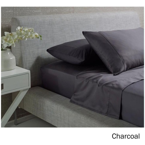 Accessorize 1000TC Cotton Rich Sheet Set Charcoal Queen