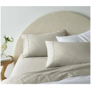 Accessorize 1900TC Cotton Rich Sheet Set Almond King