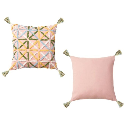 Accessorize Adena Blush Filled Square Cushion