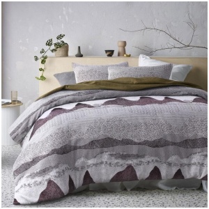 Accessorize Bulla Burgundy Quilt Cover Set Queen